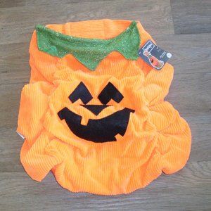 NWT Jack O' Lantern Pumpkin Dog Halloween Costume